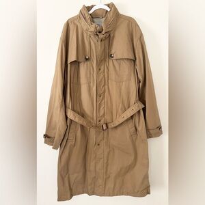 The Territory Ahead Vintage Tan XXL Trench Coat
